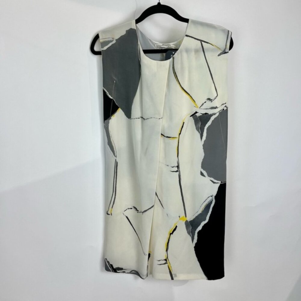 All Saints Printed Sleeveless Mini Dress